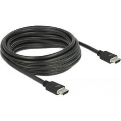 DeLOCK HDMI Male to HDMI Male 5m - High-Quality Black Cable for Superior Performance (SKU: 4043619852963)